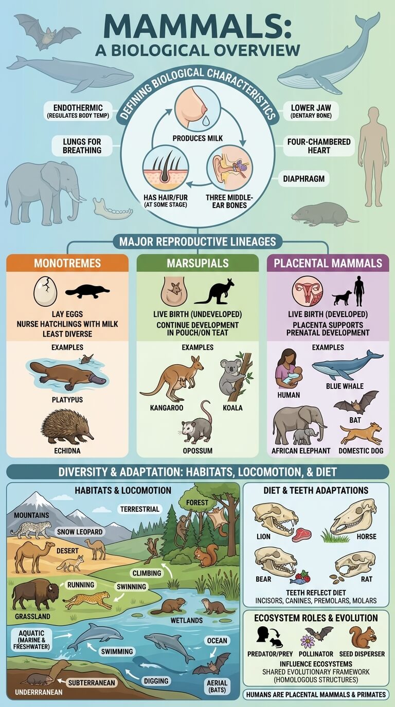 Mammals: Characteristics, Types, and Life Cycles