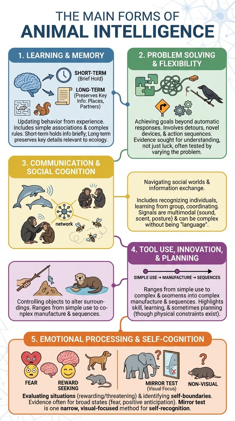 The Main Forms of Animal Intelligence
