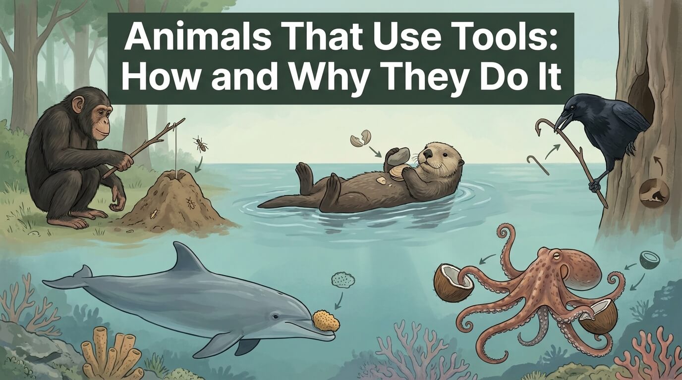 Animals That Use Tools: How and Why They Do It