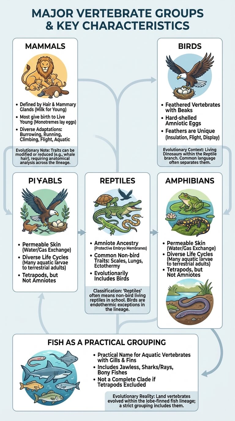 Major Vertebrate Groups