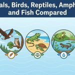 Mammals, Birds, Reptiles, Amphibians, and Fish Compared