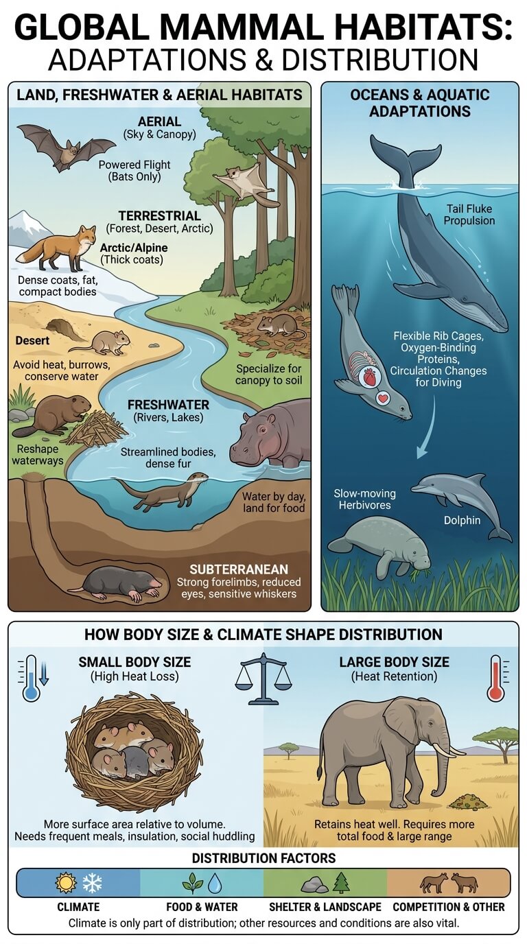Where Mammals Live
