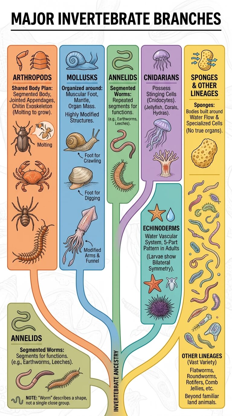 Major Invertebrate Branches