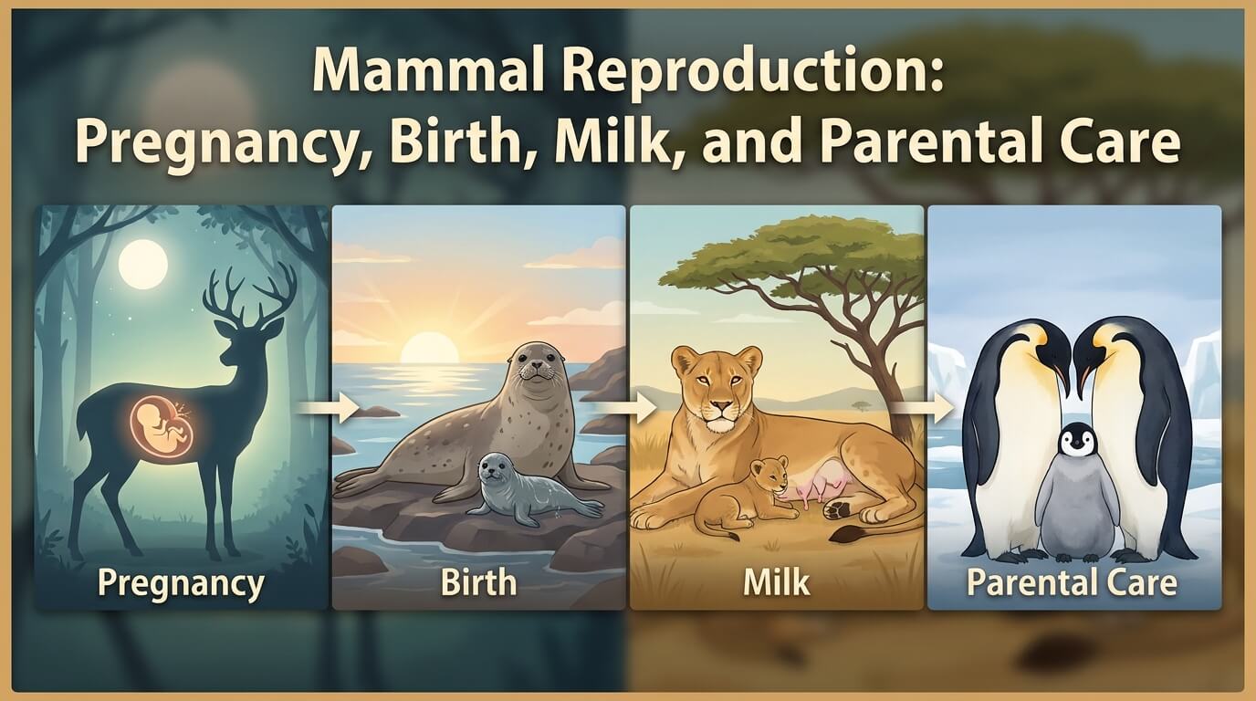 Mammal Reproduction: Pregnancy, Birth, Milk, and Parental Care