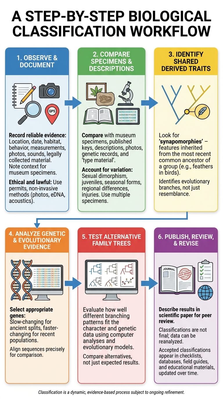 A Step-by-Step Classification Workflow