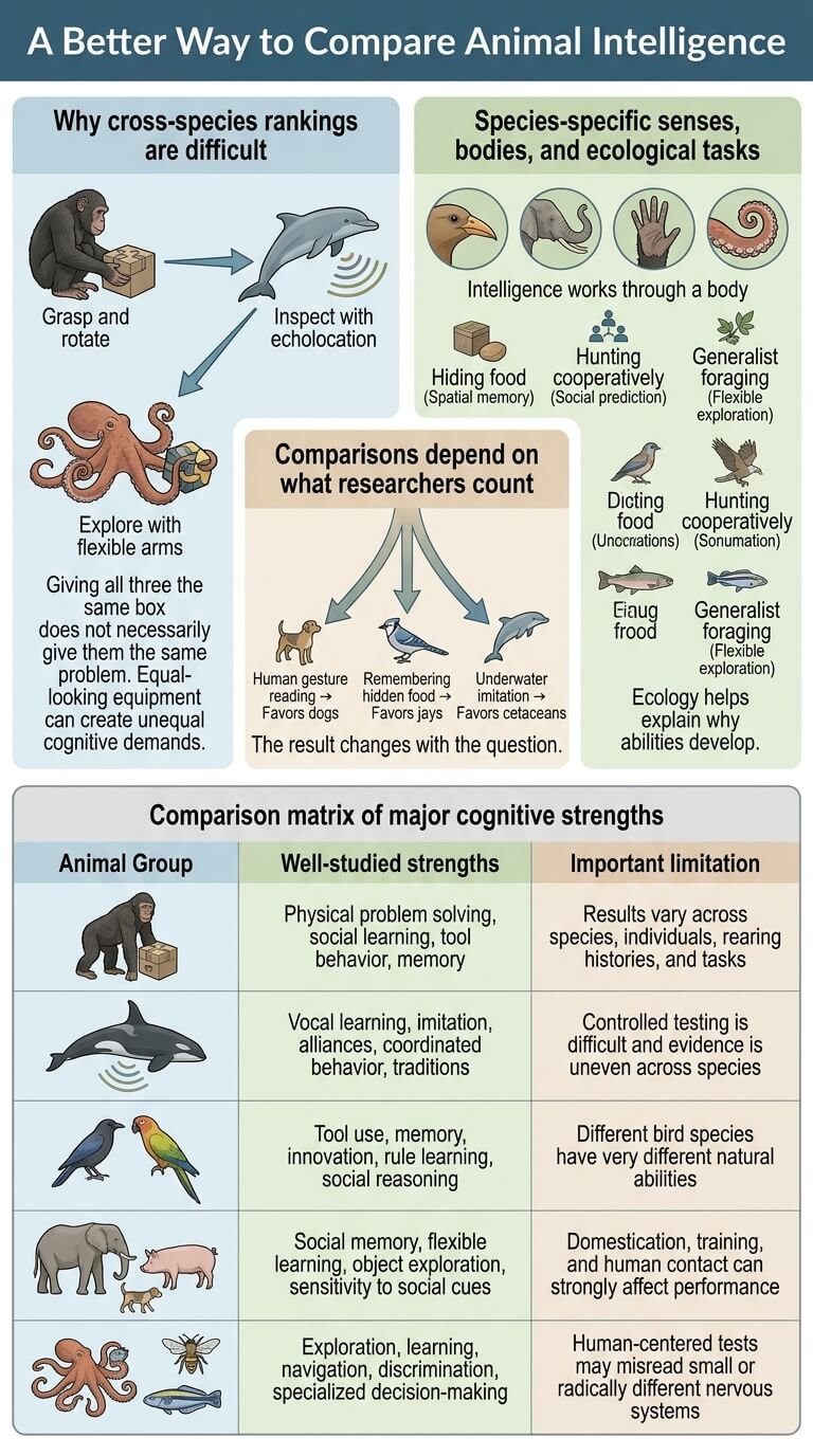 A Better Way to Compare Animal Intelligence