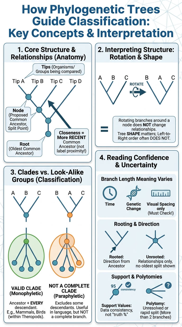 How Phylogenetic Trees Guide Classification