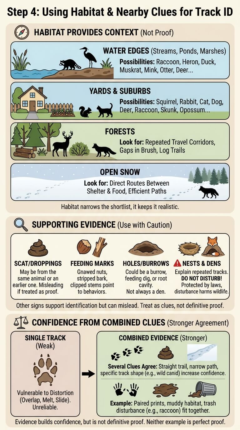 Step 4: Use Habitat and Nearby Clues Without Guessing Too Fast