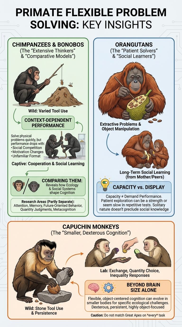 Primates Known for Flexible Problem Solving