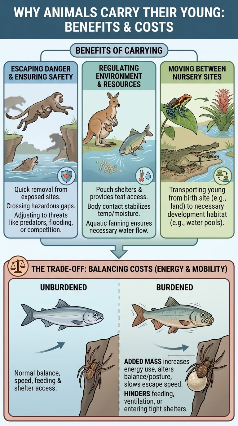 Why Animals Carry Their Young