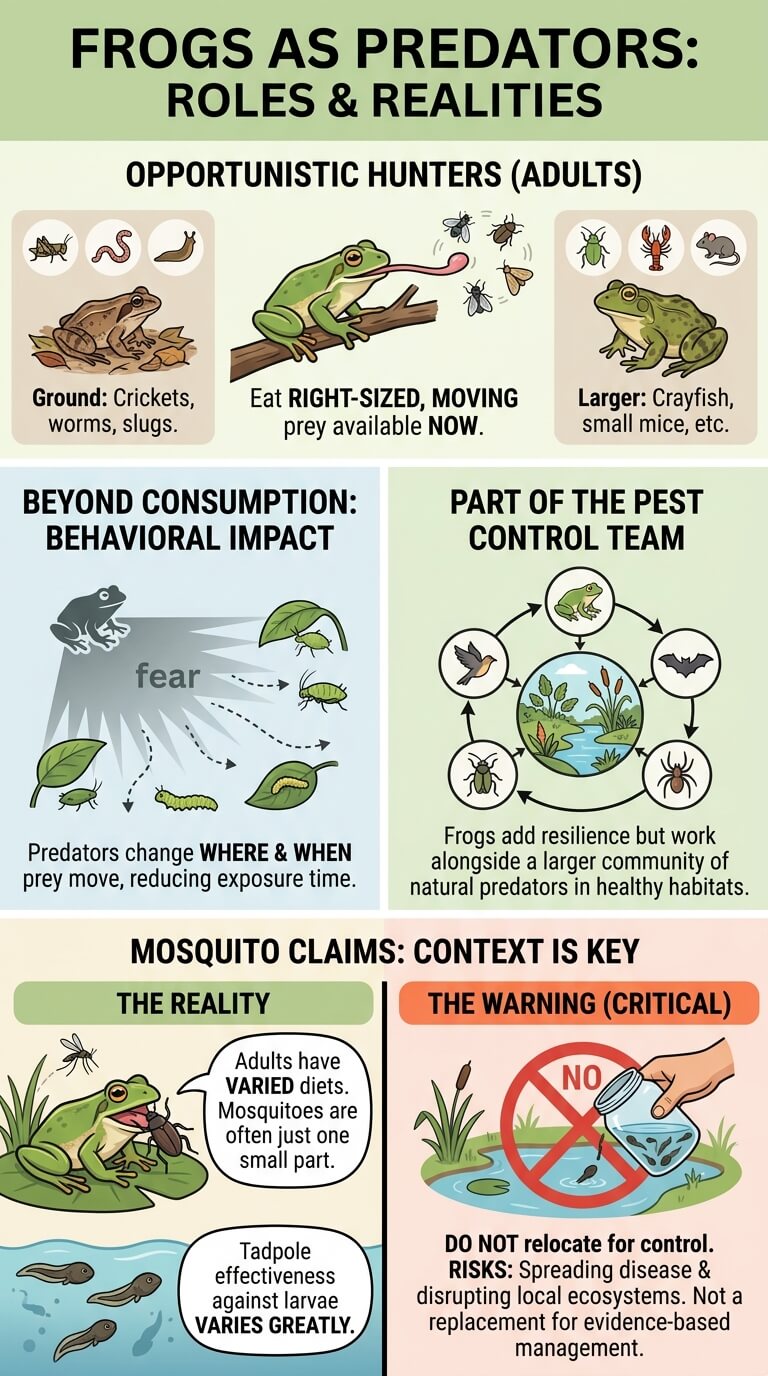 Frogs as Predators