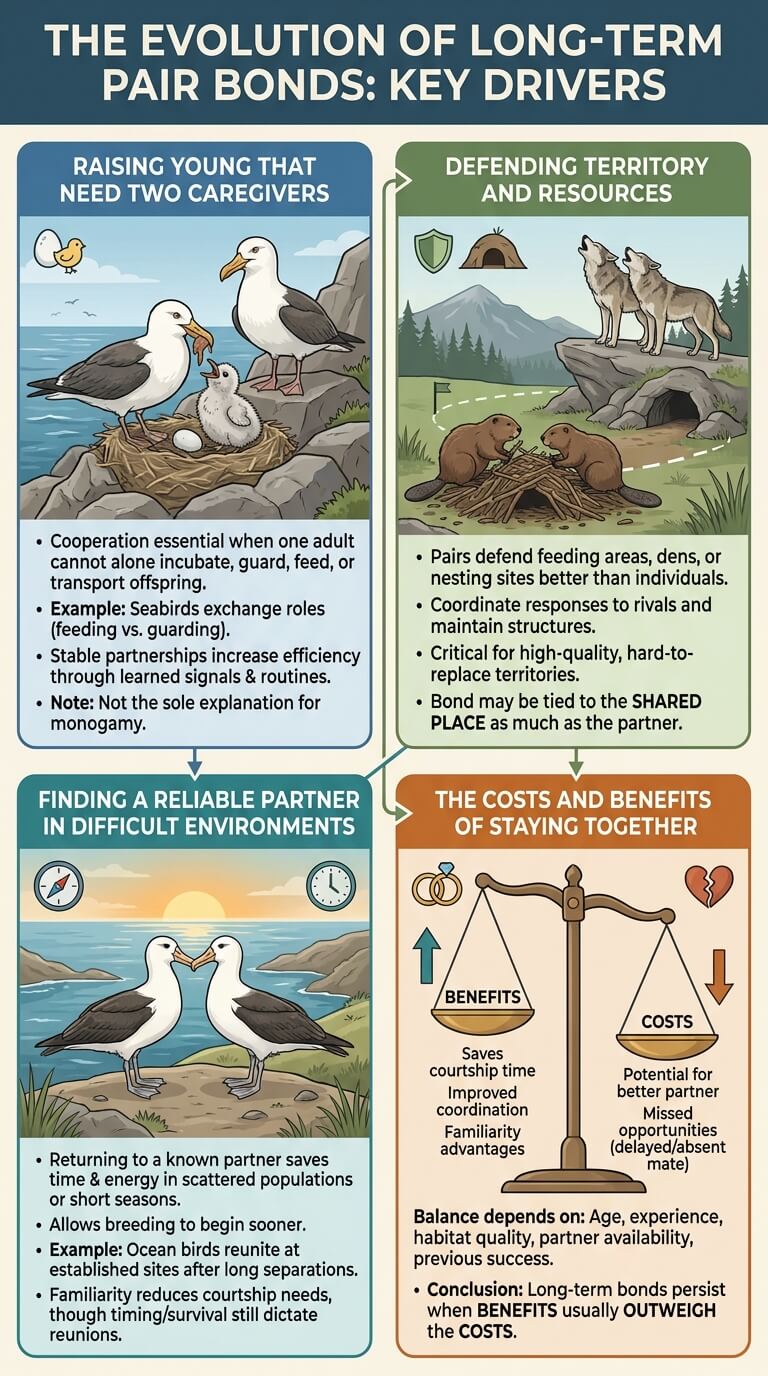 Why Long-Term Pair Bonds Evolve