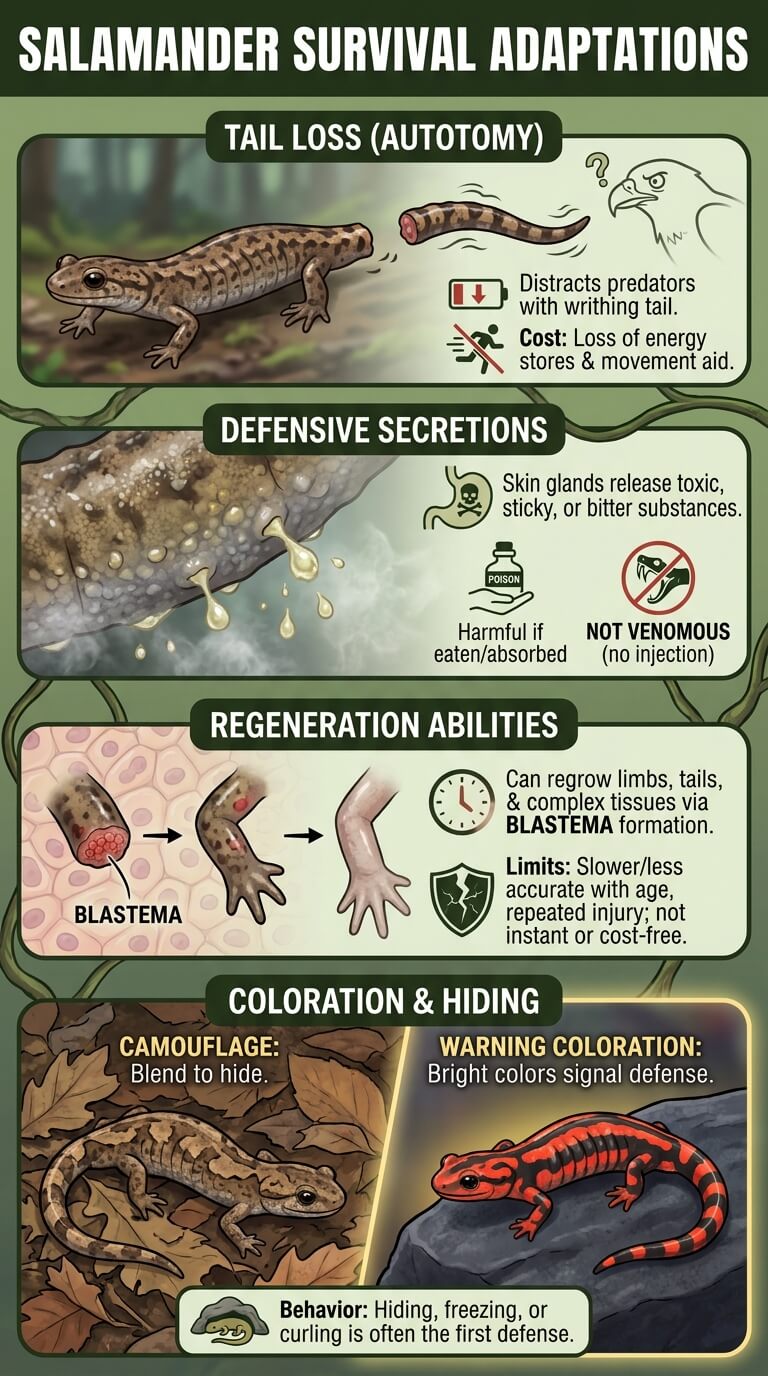 Salamander Survival Adaptations