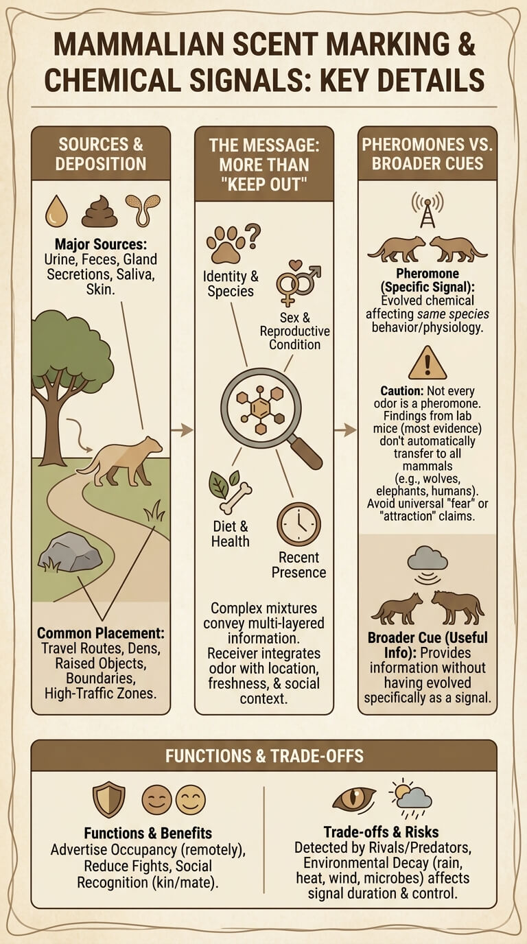 Scent Marking and Chemical Signals