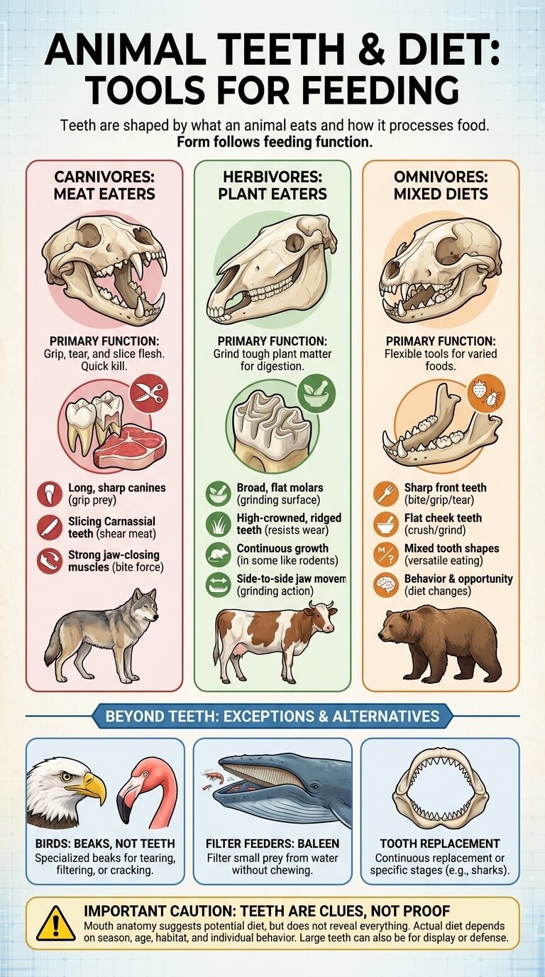 Animal Teeth and Diet: What Teeth Reveal