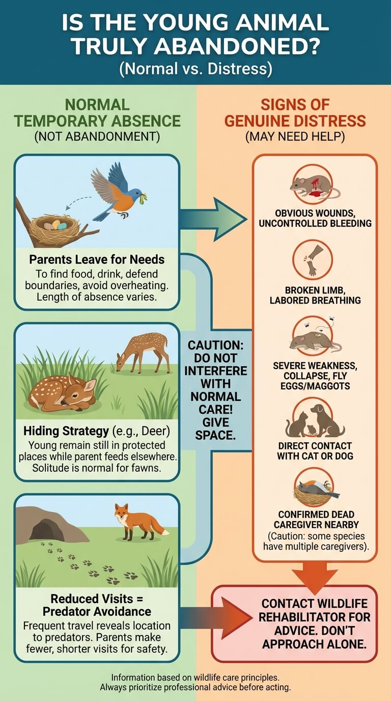 Is the Young Animal Truly Abandoned?