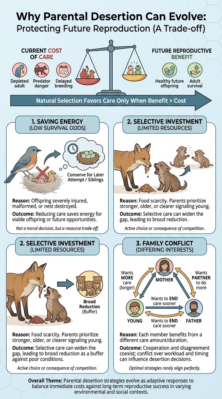 Why Parental Desertion Can Evolve