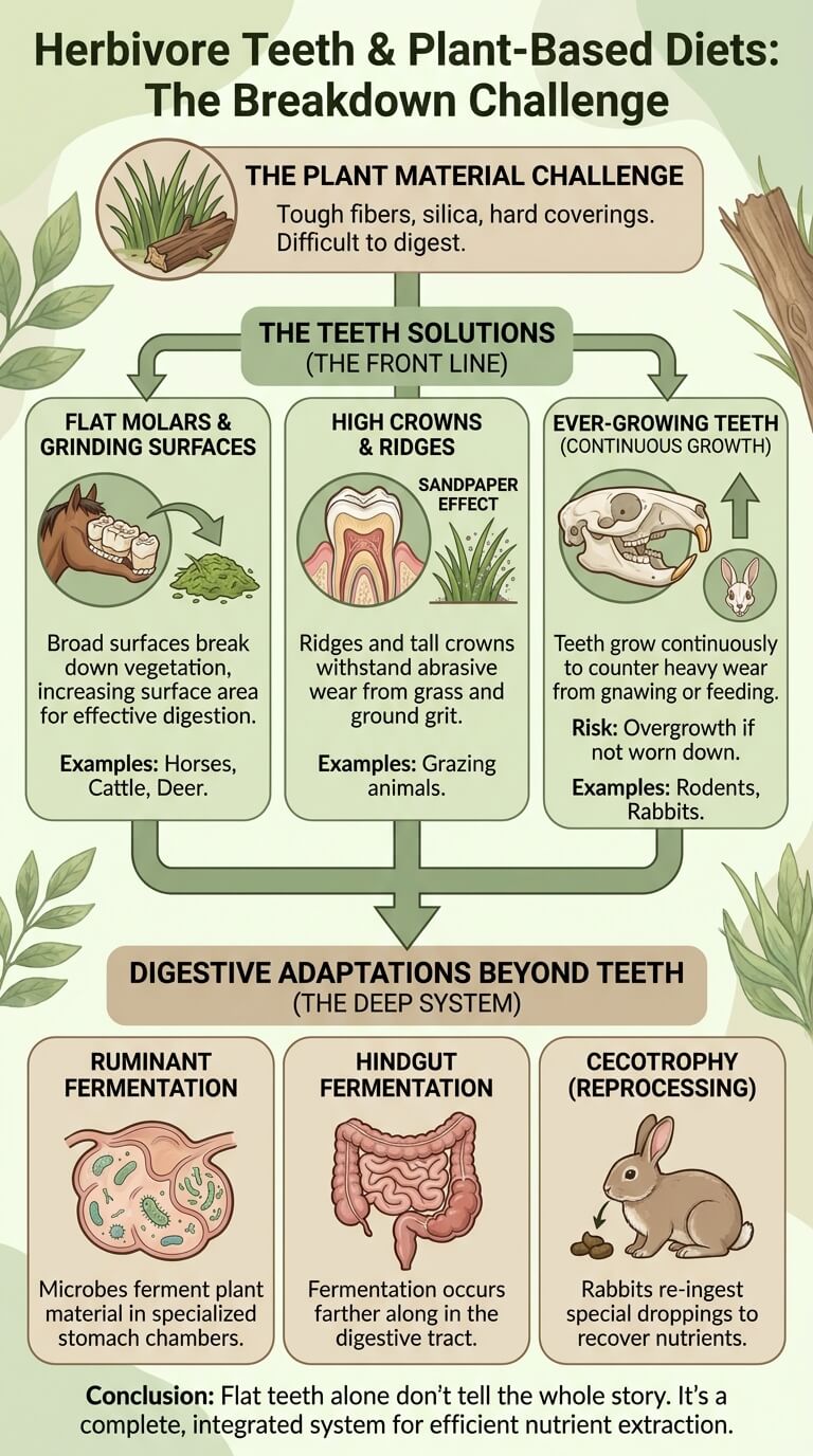 Herbivore Teeth and Plant-Based Diets