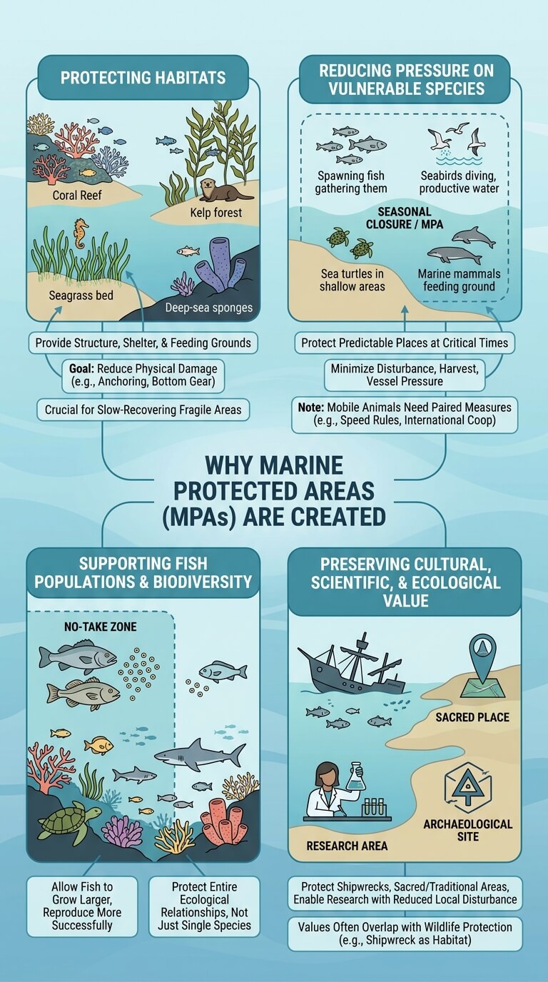 Why Marine Protected Areas Are Created