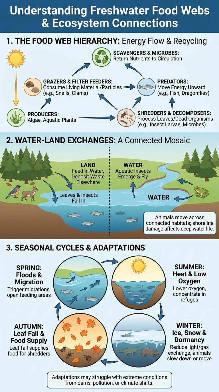 How Freshwater Food Webs Work