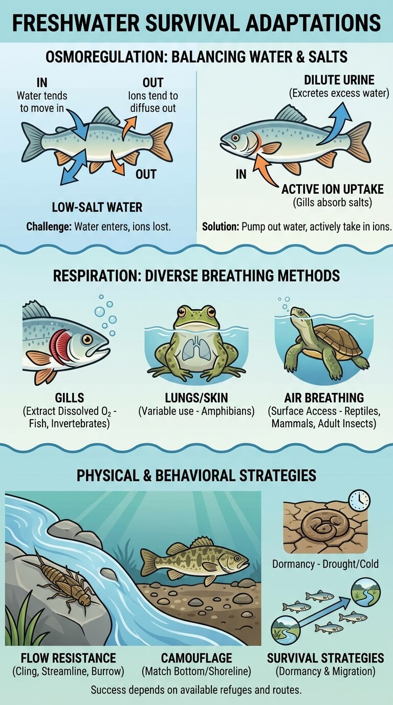 Freshwater Survival Adaptations