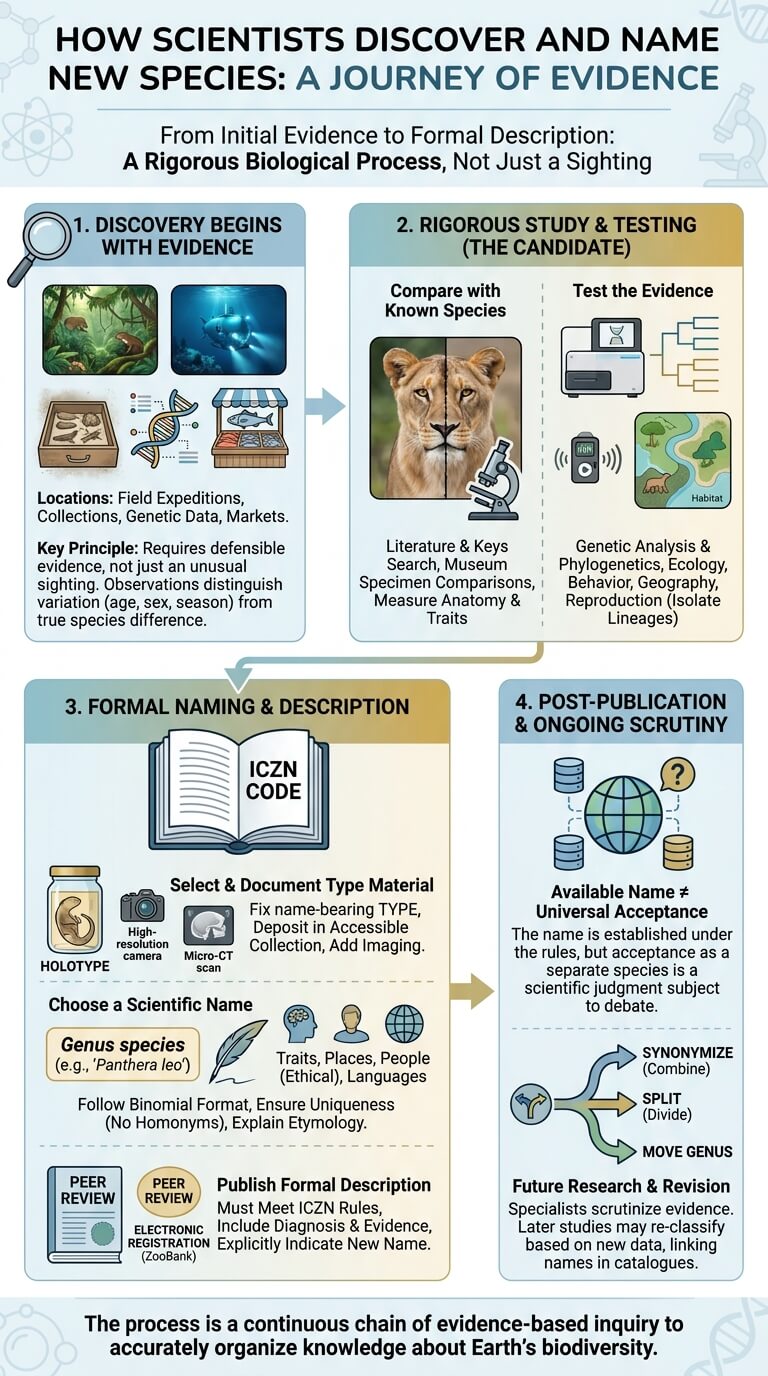 How Scientists Discover and Name New Species