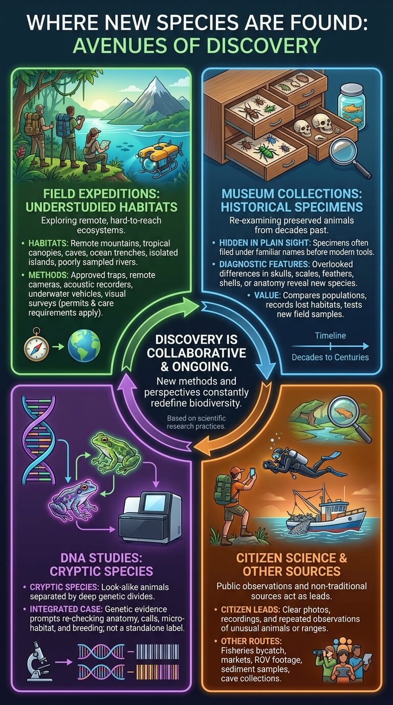 Where New Species Are Found