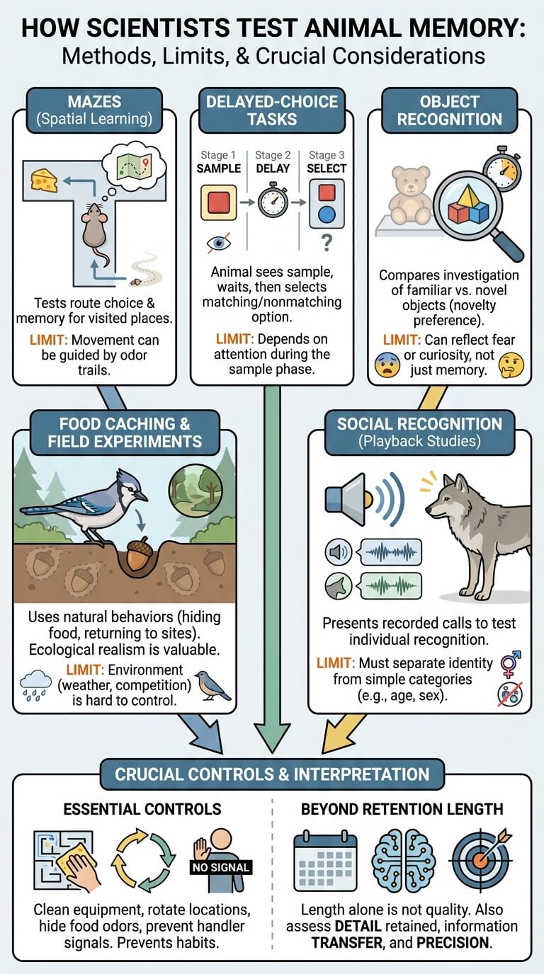 How Scientists Test Animal Memory