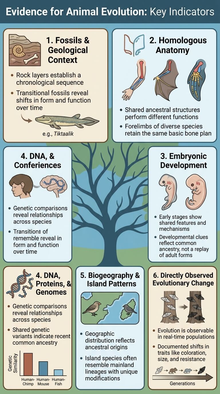 Evidence for Animal Evolution