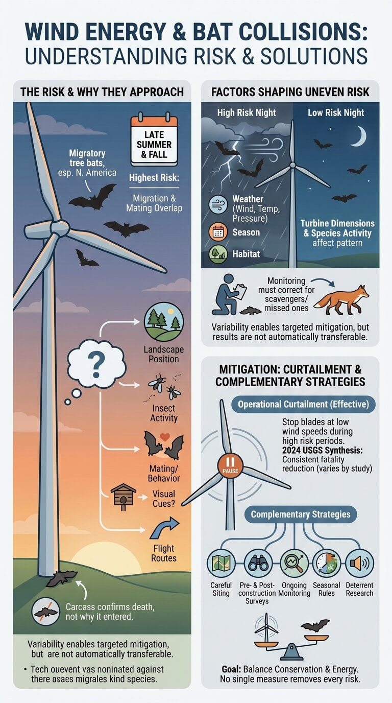 Wind Energy and Bat Collisions