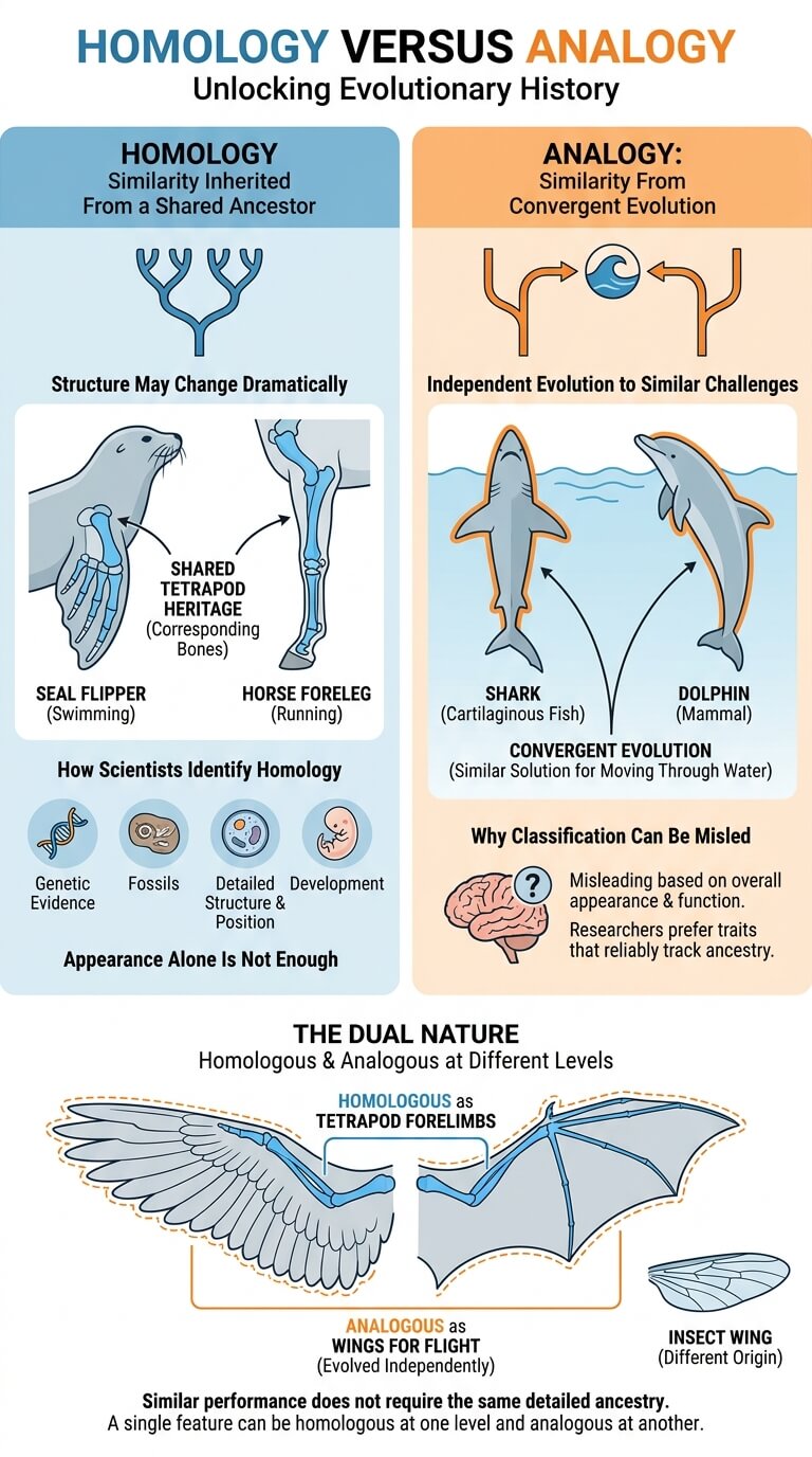 Homology Versus Analogy