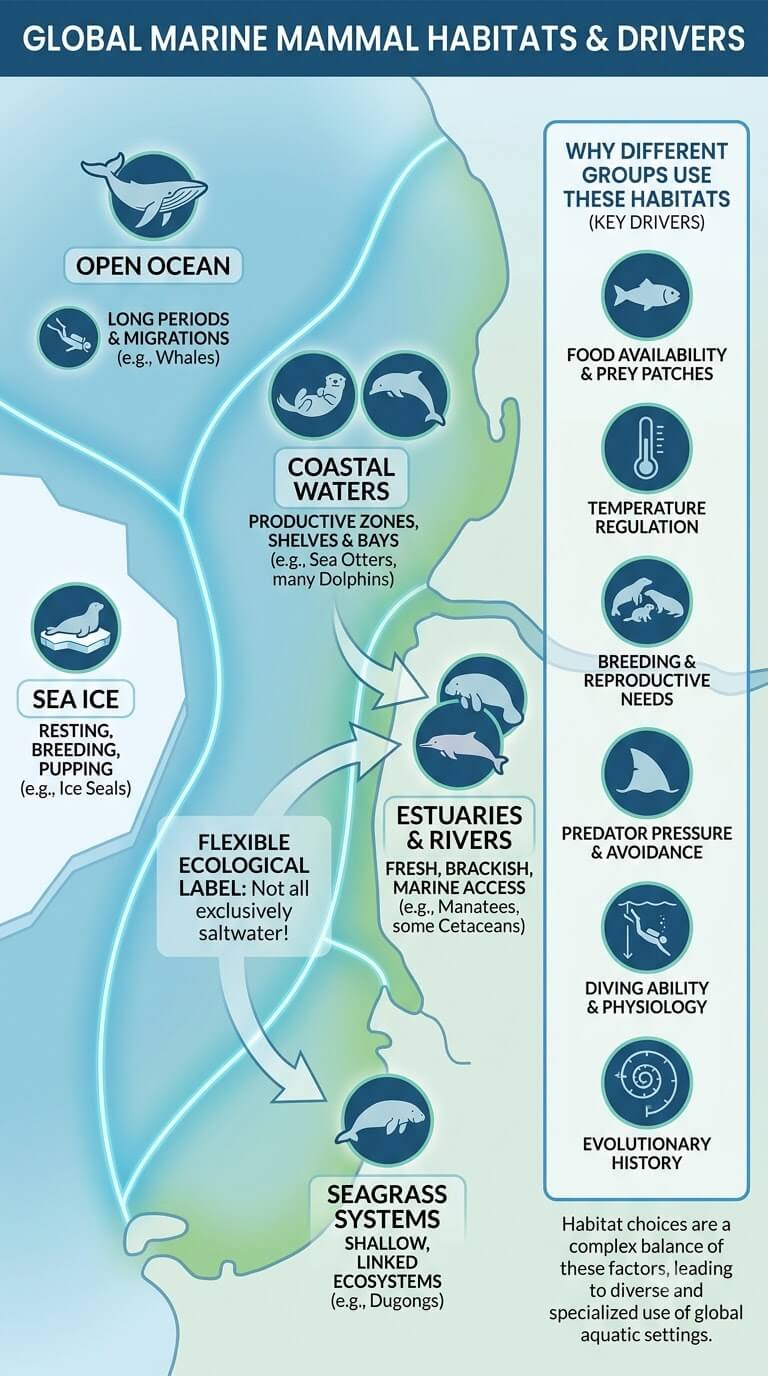 Habitats and Global Distribution