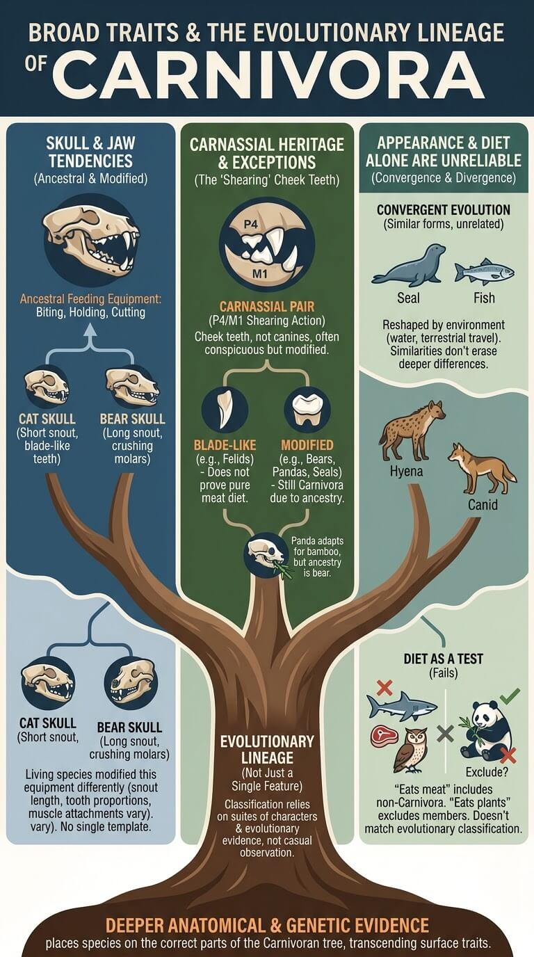 What Broad Traits Help Scientists Understand Carnivora