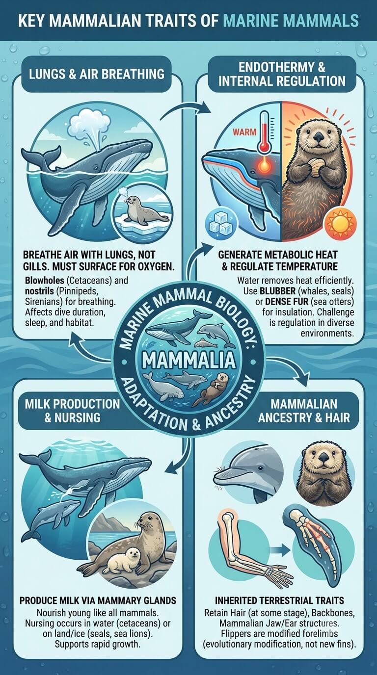 The Mammalian Traits Marine Mammals Still Have