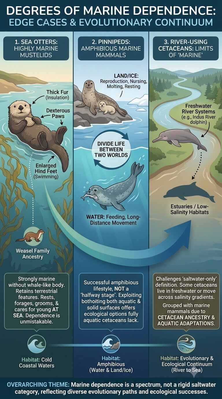 Edge Cases and Degrees of Marine Dependence