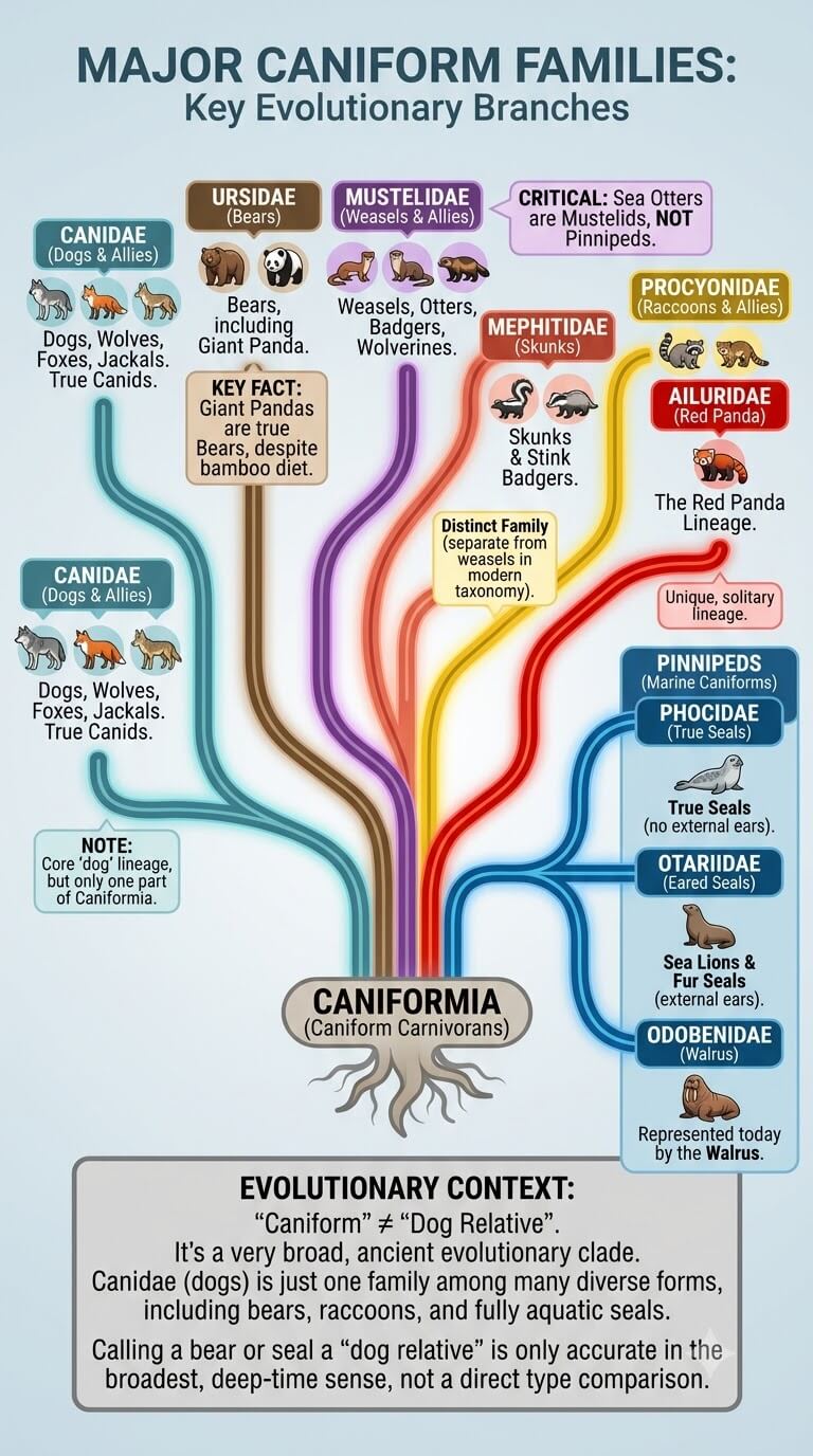 Major Caniform Families