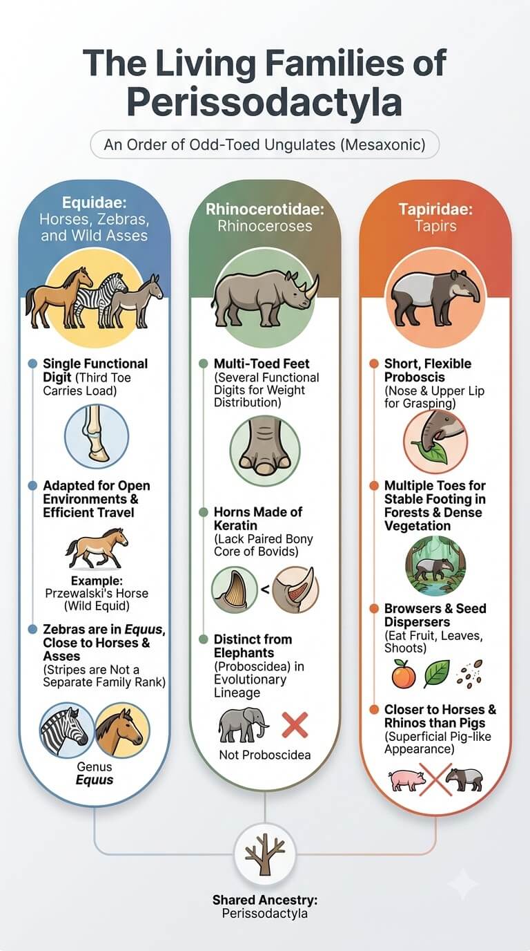 The Living Families of Perissodactyla