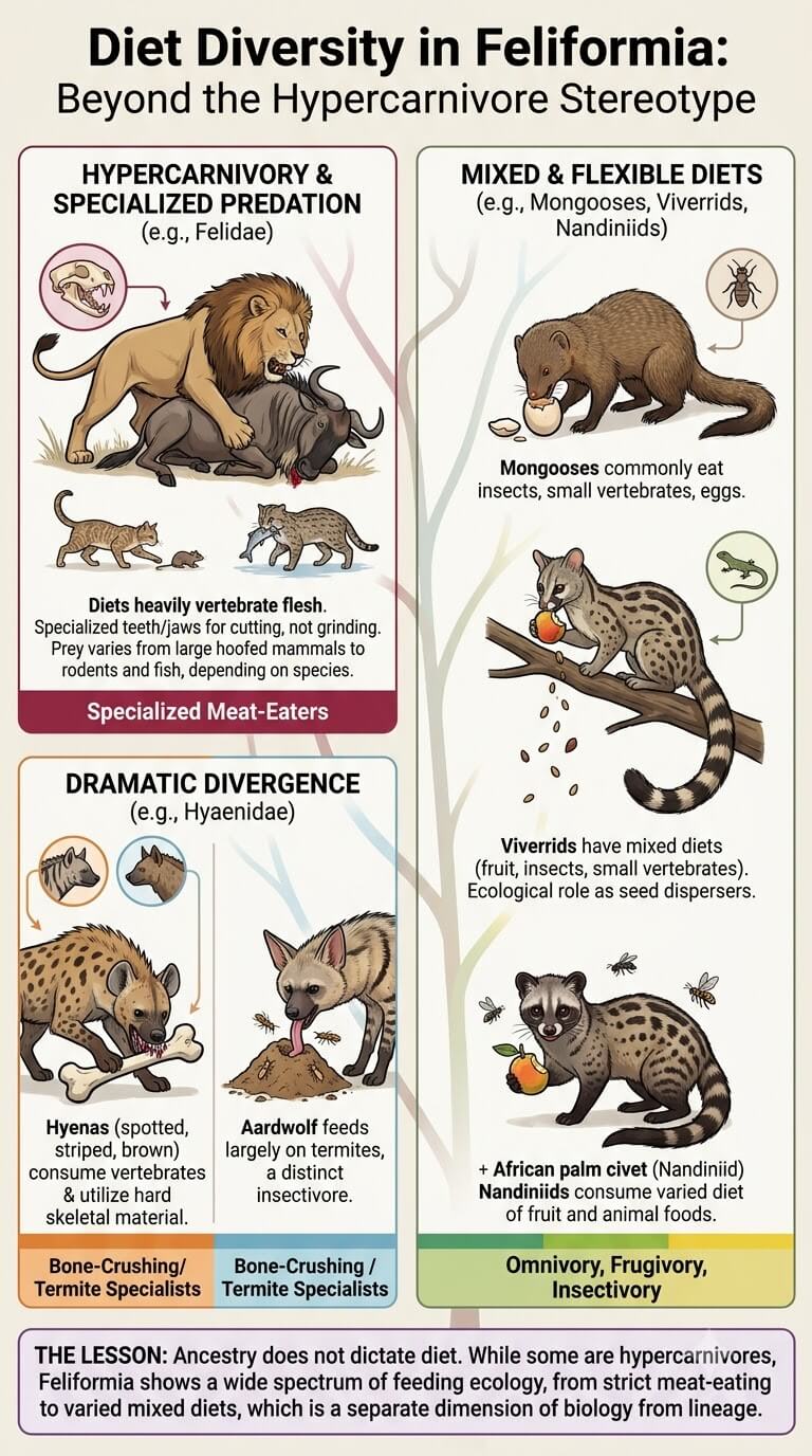 Diet Diversity Within Feliformia