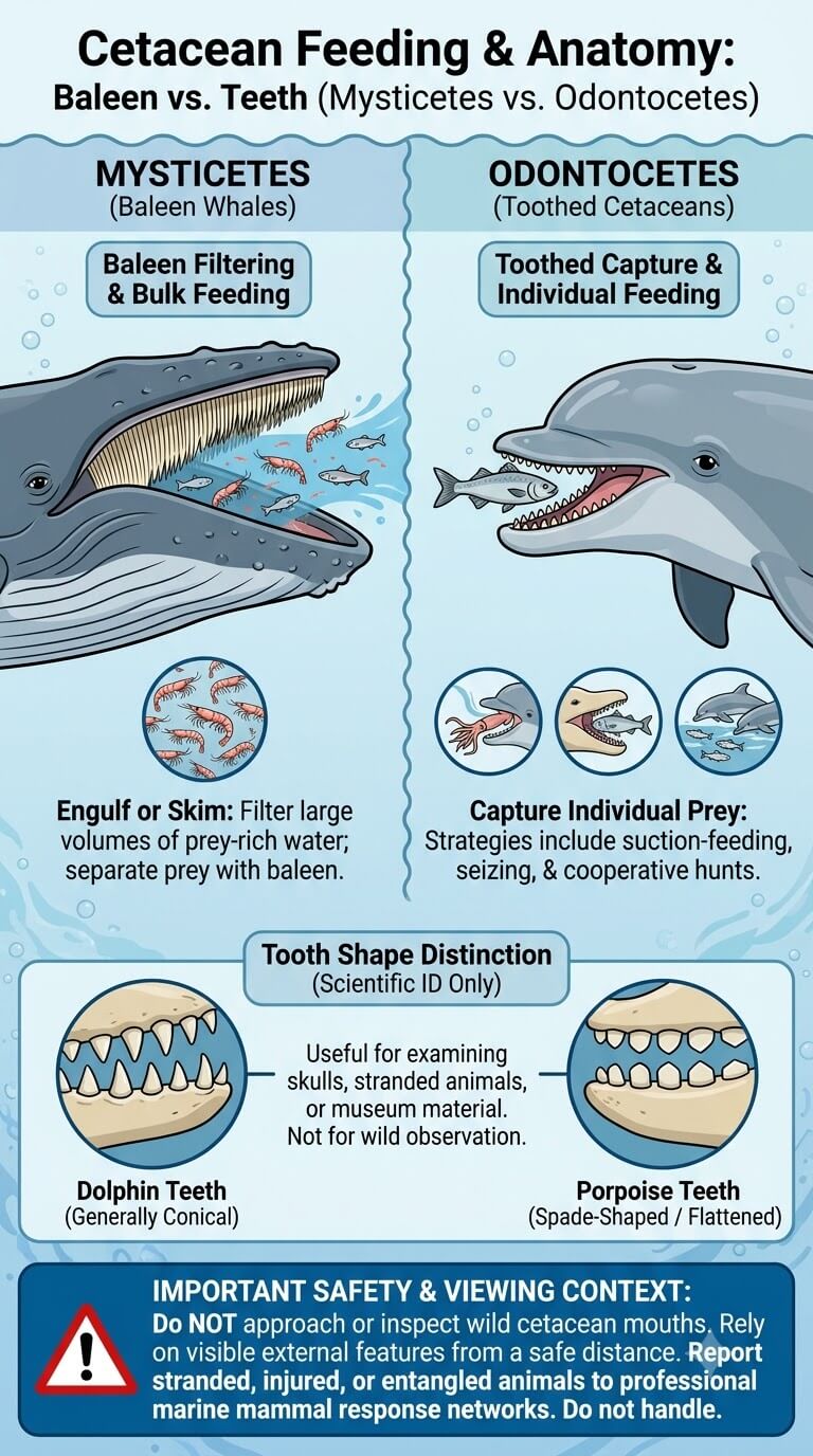 Teeth, Baleen, and Feeding Context