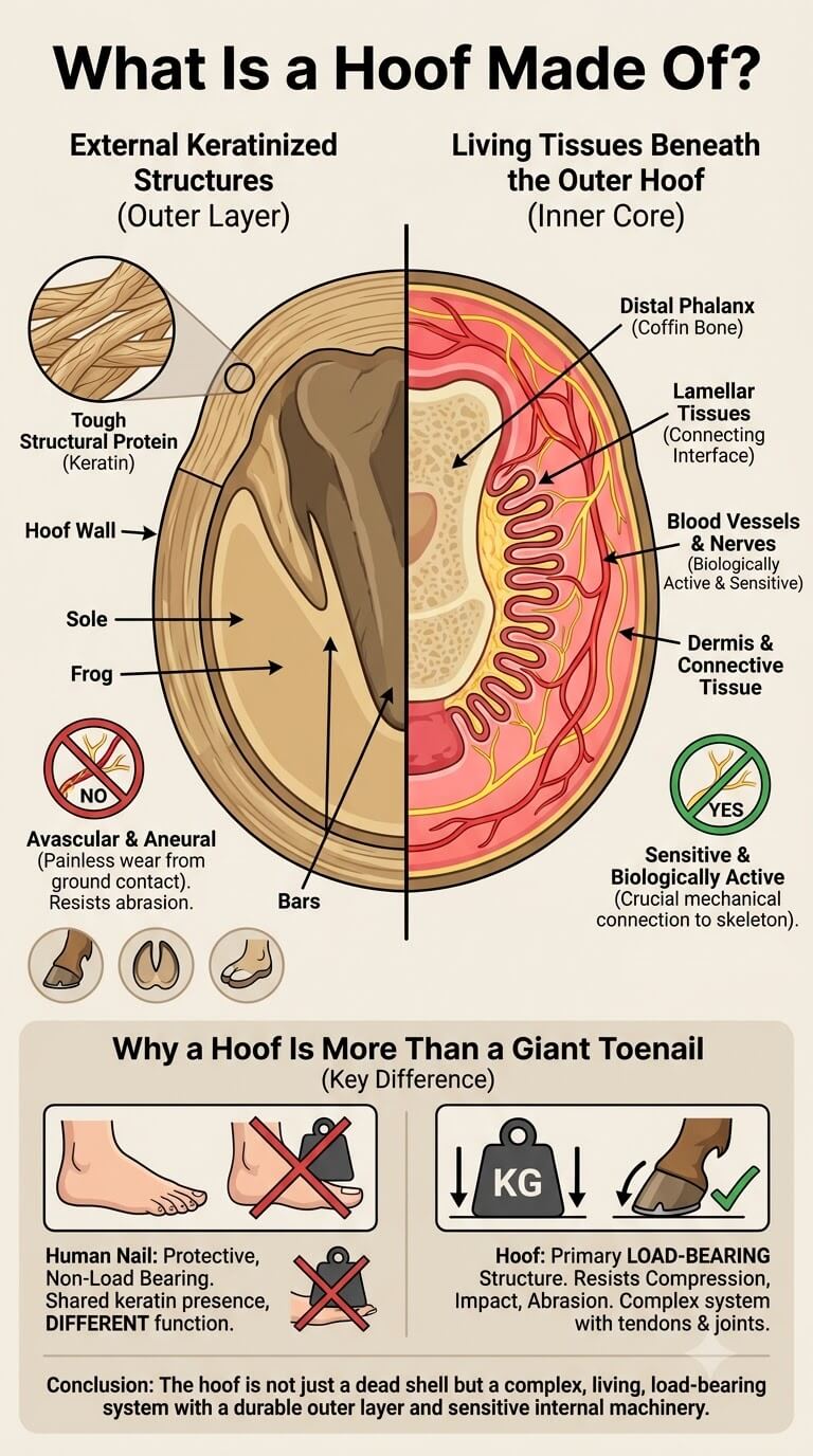 What Is a Hoof Made Of?