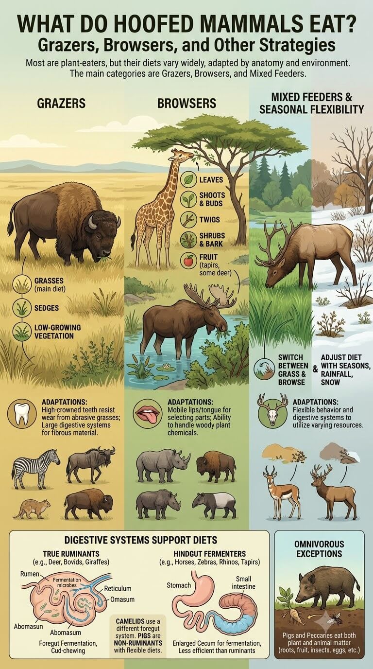 What Do Hoofed Mammals Eat