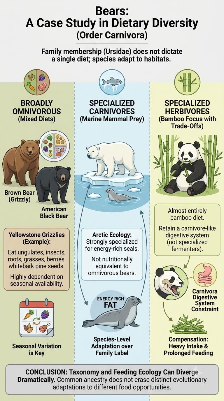 Bears as a Case Study in Dietary Diversity