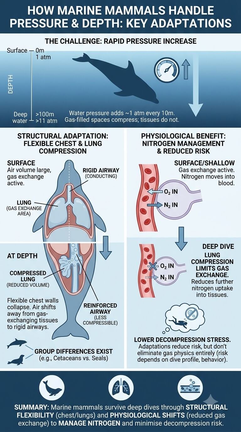 How Marine Mammals Handle Pressure