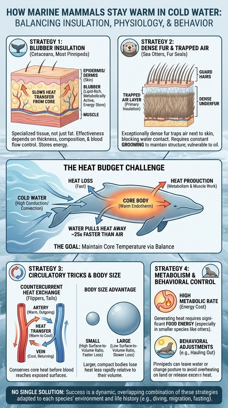 How Marine Mammals Stay Warm