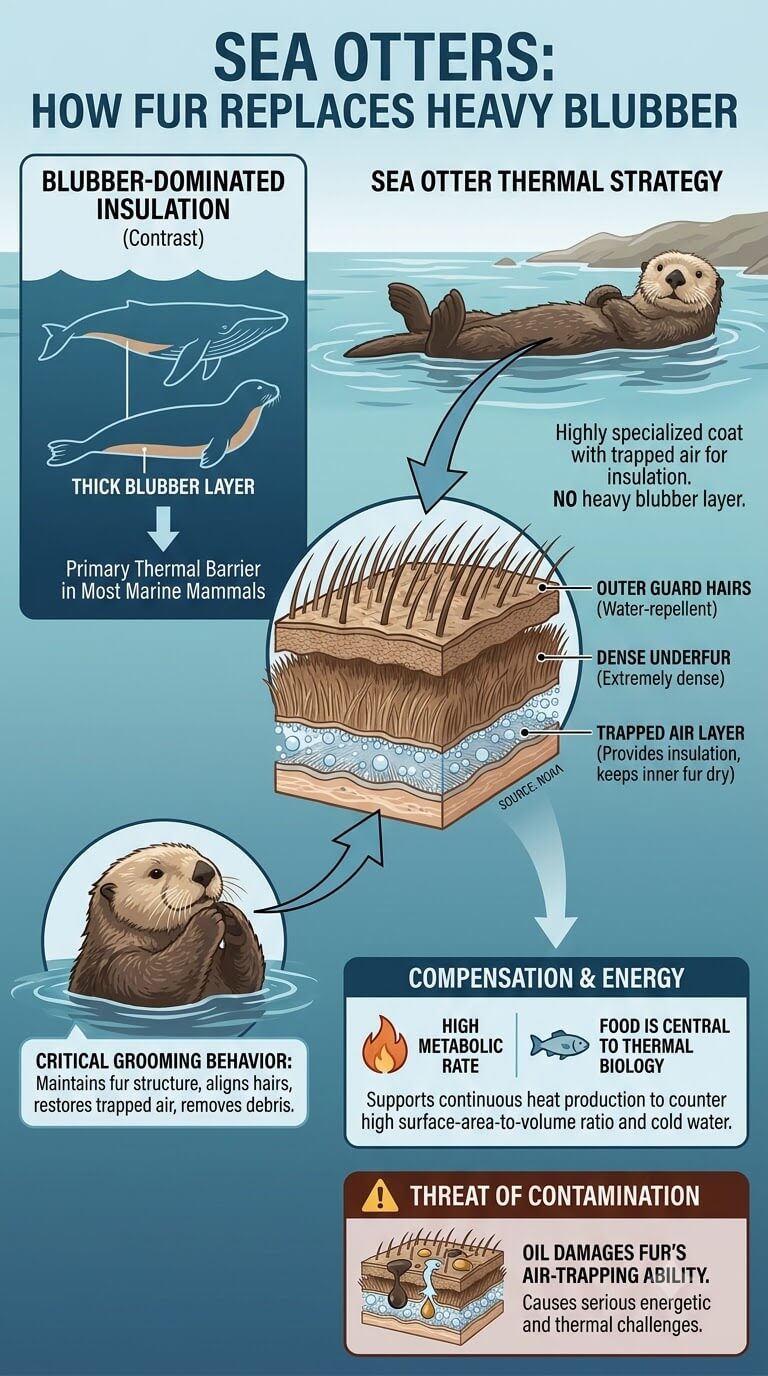 How Fur Can Replace Heavy Blubber