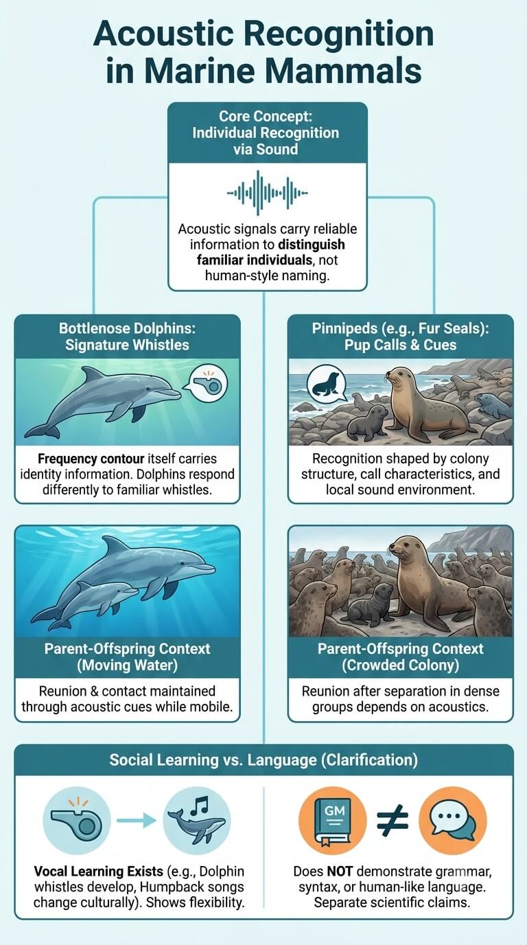 How Marine Mammals Recognize Individuals