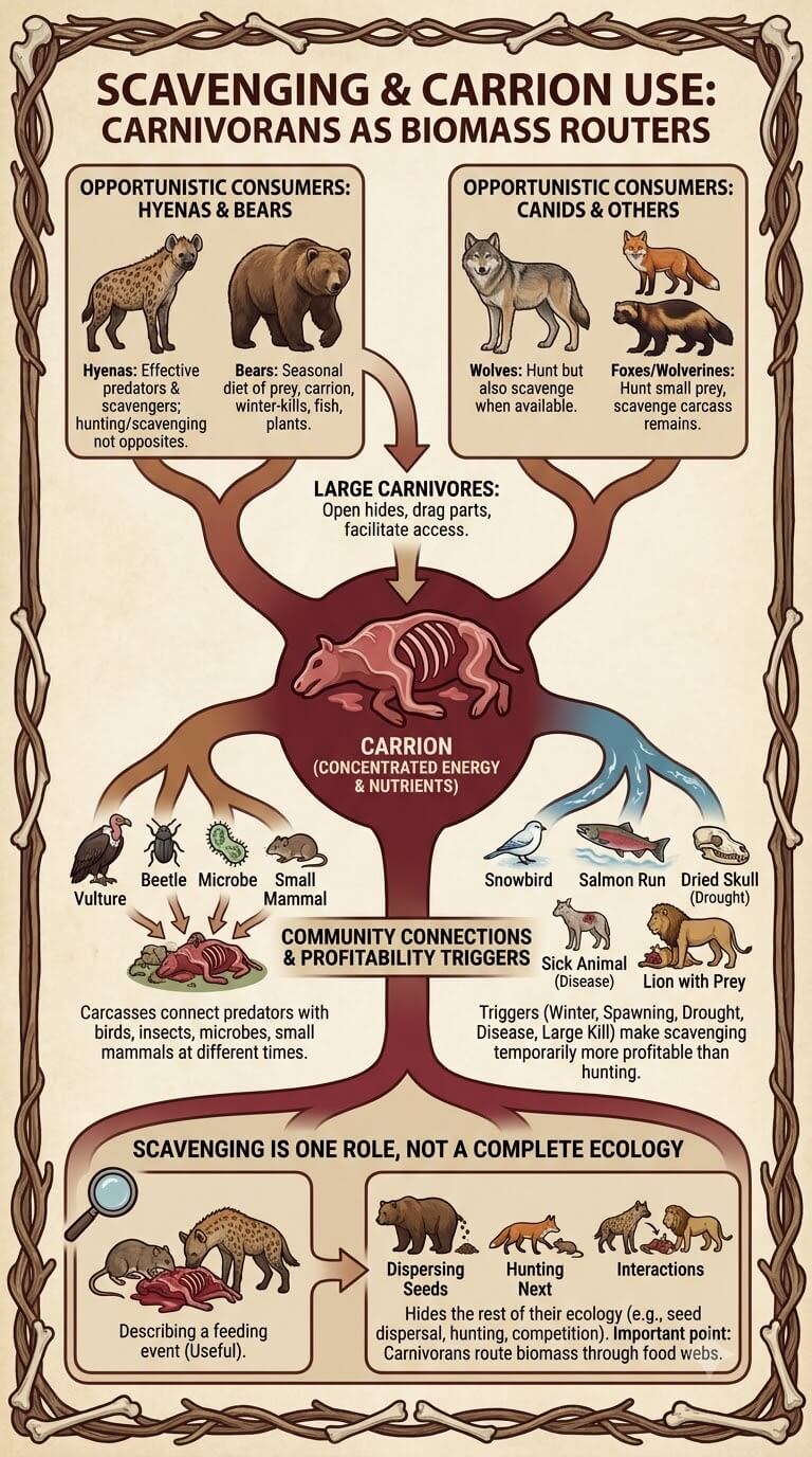 Scavenging and Carrion Use