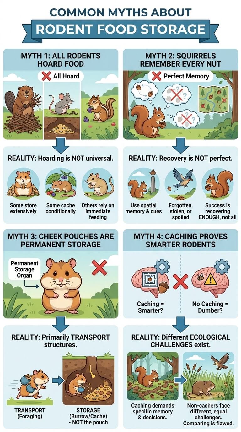 Common Myths About Rodent Food Storage