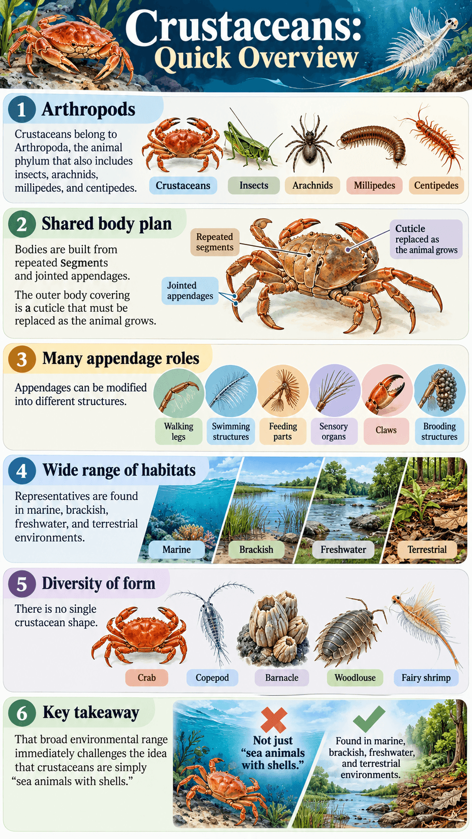 Crustaceans Within the Wider Arthropod World