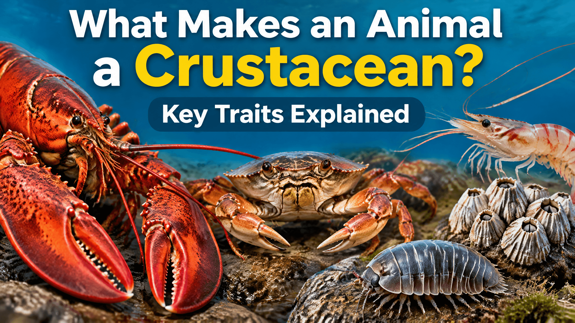 What Makes an Animal a Crustacean? Key Traits Explained